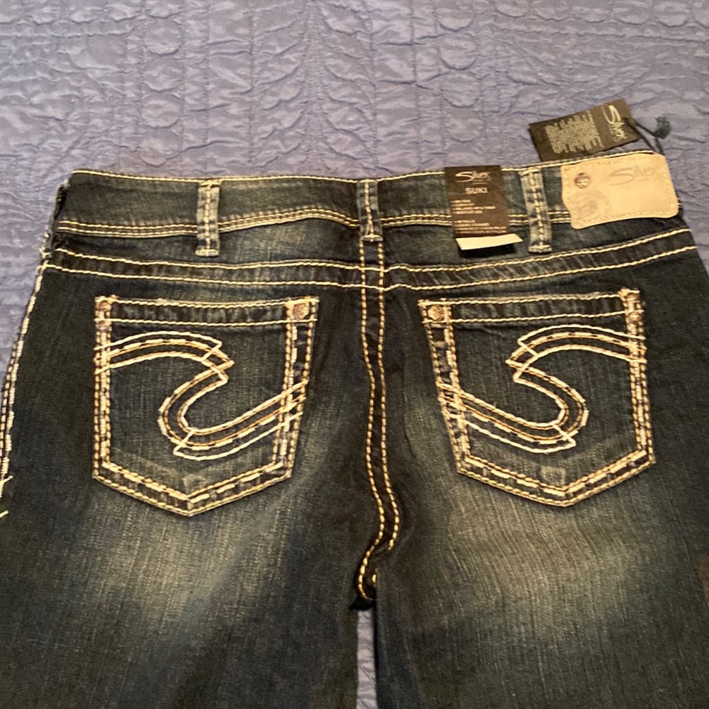 Silver Suki Jeans